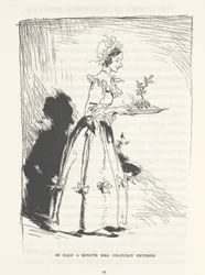 "Om en halv minut kom Mrs. Cratchit in", 1915